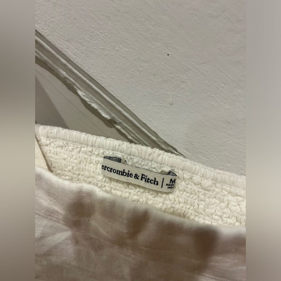Abercrombie linen crop tank top - Picture 2 of 3